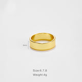 Simple Flat Personality Fashion Trend All-Match Gold – Stylish Gifts — 3