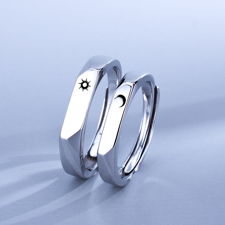Simple Sterling Silver Light Luxury Male And Female – Gifts for Him — 1