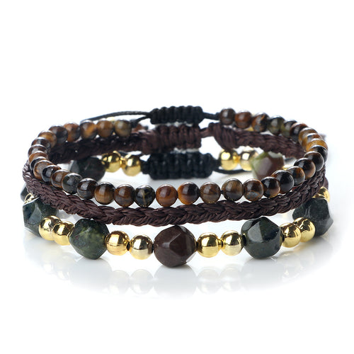 Creative Three-piece Woven Bracelet Adjustable – Jewelry Gift Ideas — 2