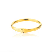 Stainless Steel Twelve Constellation Symbol Ring – Stylish Gifts — 7