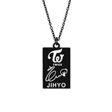 KPOP TWICE Member Signature Stainless Steel – Jewelry Gift Ideas — 20
