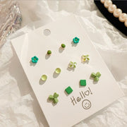 Sterling Silver Needle Stud Earrings Women's Set Small – Gifts for Her — 20