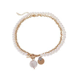 Two-piece Pearl Pendant Personalized Street – Jewelry Gift Ideas — 3
