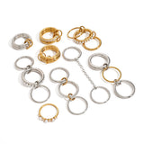 Female Stainless Steel Layered Pearl Ring – Gifts for Her — 5