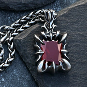 Vintage Titanium Steel Gem Sweater Chain Pendant – Jewelry Gift Ideas — 4