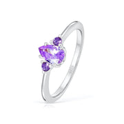 Women's Diamond Diamond Crystal Ring – Gifts for Her — 12