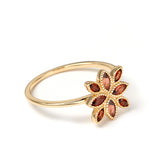 Vintage Red Pomegranate Ring Women's Sterling Silver – Gifts for Her — 3