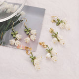 Flower Cluster Ear Clips Tulip Earrings Accessories – Stylish Gifts — 1