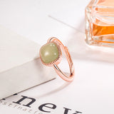 Female Smoke Purple Artificial Jade Food Ring – Gifts for Her — 3