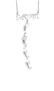 Hollow Out Baby Feet Stainless Steel Pendant – Jewelry Gift Ideas — 7