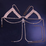 Rhinestone Chest Chain Fashion Nightclub Full – Stylish Gifts — 2
