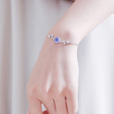 925 Silver Light Luxury Purple Lavender Bracelet – Jewelry Gift Ideas — 4