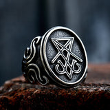 Retro Old Titanium Steel Ring In Europe And America – Stylish Gifts — 3