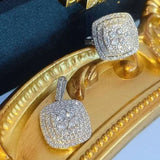 Wedding Bridal Jewelry Sparkling Diamond Square – Jewelry Gift Ideas — 4