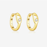 S925 Sterling Silver Pearl Small Ear Ring Women's – Gifts for Her — 3