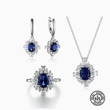 925 Sterling Silver Jewelry Suit Trendy Earrings – Jewelry Gift Ideas — 4