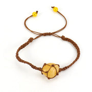 Fashion Personality Handmade Woven Amethyst Bracelet – Stylish Gifts — 7