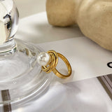 Niche Pearl Ring Female Light Luxury Design Sense – Gifts for Her — 2