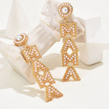 Rice Pearl MAMA Earrings For Mother's Day – Gifts for Her — 2