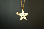 Star Moon Pendant S925 Silver Couple Necklace – Jewelry Gift Ideas — 2