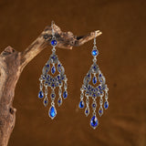 Chinese Style Vintage Drop Earrings With Diamonds – Stylish Gifts — 9
