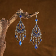 Chinese Style Vintage Drop Earrings With Diamonds – Stylish Gifts — 9
