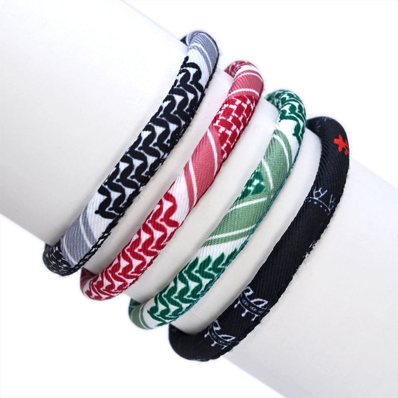 Arabic Scarf Style Woven Bracelet – Stylish Gifts — 1