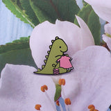 Cute Dinosaur Knit Sweater Brooch Creative – Jewelry Gift Ideas — 3
