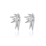 Sterling Silver Stud Earrings Simple All-match Horse – Beauty Gifts — 8
