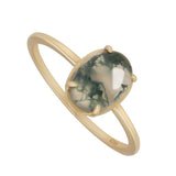 Women's Natural Aquatic Agate Ring – Gifts for Her — 5