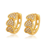 Slightly Inlaid With Zirconium Love Ear Ring – Gifts for Couples — 5