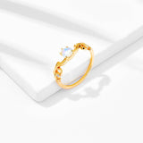 Women's New Light Luxury Moonstone Ring – Gifts for Her — 3