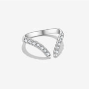 Irregular Design S925 Sterling Silver Open Adjustable – Gift Ideas — 6