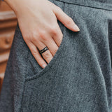 Wide Face Tungsten Steel Ring – Stylish Gifts — 1
