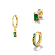 Geometric Square Diamond Colorful Youth Earrings – Practical Gifts — 3