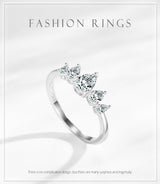 Women's S925 Sterling Silver Drop-shaped Ring – Gifts for Her — 2
