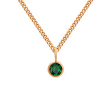 Stainless Steel Necklace With Diamond Birthstone – Jewelry Gift Ideas — 7