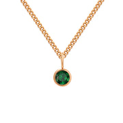 Stainless Steel Necklace With Diamond Birthstone – Jewelry Gift Ideas — 7