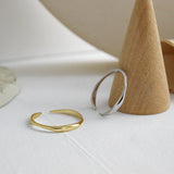 Simple And Irregular Wavy Line Women's Ring – Gifts for Her — 5
