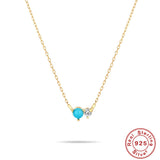 Sterling Silver Round Stone Classic Pendant Mix – Jewelry Gift Ideas — 6