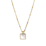 Light Luxury Small French Square Colored – Jewelry Gift Ideas — 6