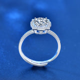 Women's 925 Silver 1 Carat Moissanite Ring – Gifts for Her — 2