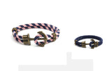 Navy Ship Anchor Bracelet Handmade Couple Hands Men's – Stylish Gifts — 12