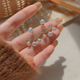 Silver Post Vintage French Pearl Earrings – Stylish Gifts — 16