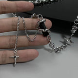 Sweet Cool Wind Starlight Black Zircon Necklace – Jewelry Gift Ideas — 3
