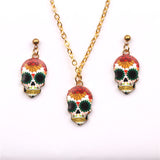 Fashion Oil Dripping Skull Necklace Suit – Jewelry Gift Ideas — 3