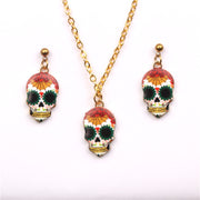 Fashion Oil Dripping Skull Necklace Suit – Jewelry Gift Ideas — 3