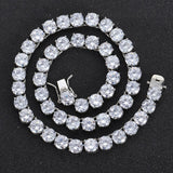 Tennis Necklace 8mm Copper Microinset Zircon – Jewelry Gift Ideas — 5