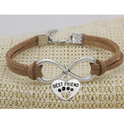Vintage 8-word Peach Heart Best Friend Flanelle – Jewelry Gift Ideas — 8