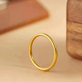 Solid Closed Ins Style Ring Ornament – Stylish Gifts — 8
